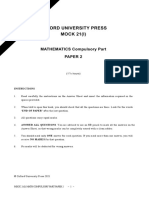 Oxford University Press MOCK 21 (I) : MATHEMATICS Compulsory Part Paper 2