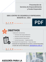 Presentación Centro de Desarrollo Empresarial Bogota DC 2021 V1