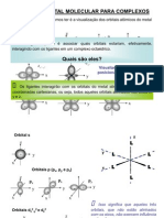 Teoria orbital molecular complexos