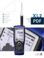 XL2 Handheld Audio and Acoustic Analyzer