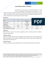 Porous Polymer MPC 3110/3210: Technical Data Sheet