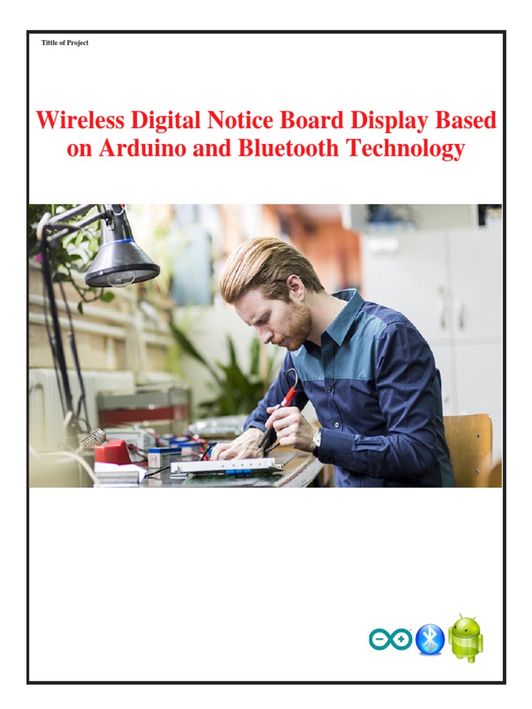 Wireless Digital Notice Board Display Based On Arduino and Bluetooth ...