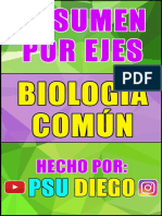 PSU Diego 2021 - Resumen Por Ejes - Biología Común