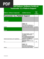 Teamcenter 12 Compatibility Matrix