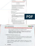 Acta de Aprobación de Plan Covid