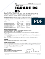 Multigrade RC Papers: Technical Information