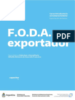 Análisis FODA exportador paso a paso