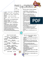 Present Simple and Continuos Worksheets