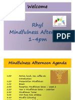 Mindfulness Afternoon Powerpoint Rhyl