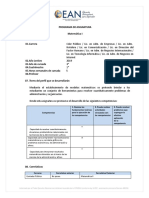 Programa de Matemática - Matemática I