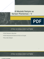 5.etkili Mesleki İletişim Ve Kariyer Planlaması