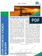 Gasoline Price Increases in Côte D' Ivoire: April. 04, 2022