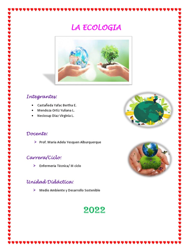 La Ecologia - Medio Ambiente y Desarrollo Sostenible | PDF ...