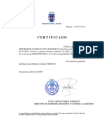 Certificado Alumno Regular