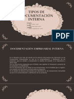 Tipos de Documentación Interna