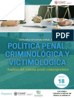 Política Penal, Criminológica y Victimológica