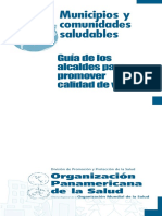 4. Municipios y Comunidades Saludables. Guía de los alcaldes para Promover Calidad de Vida, OPS 2002 (1)