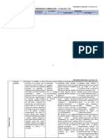 Programa Curricular - V Ciclo (5°, 6°)