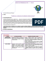V Ciclo - Experiencia #03 Cuidamos y Valoramos El Ambiente Donde Vivimos