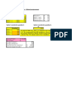 Mean, µ SD, σ: Table 13-5 (Benetton) Simulation - Tailored postponement Demand distribution