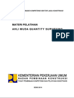 Materi Pelatihan Ahli Muda Quantity Surv