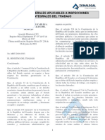 Normas Generales Aplicables A Inspecciones Integrales Del Trabajo