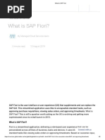 What Is SAP Fiori?: by Managed Cloud Services Team