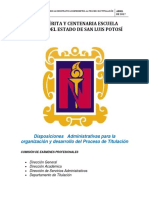 Disposiciones Administrativas 2017-1