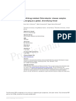 Provisional: Multidrug-Resistant Enterobacter Cloacae Complex Emerging As A Global, Diversifying Threat