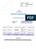 Quality Procedure Doc No KQP 04 Rev.19 Date 30 Sept 2016 UNCONTROLLED