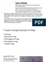 Ecological Groups of Fungi