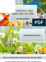 Unit I I (A) Overview and History of GIS