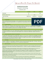 Malt Specification CHATEAU CRYSTAL Crop 2021 Spanish