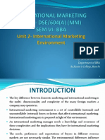 Unit 2 - International Marketing Environment