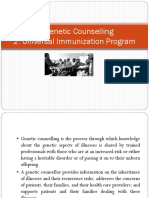 Gentic Counselling & UIP