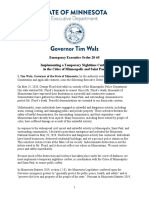 Emergency Executive Order 20-65 Implementing A Temporary Nighttime Curfew in The Cities of Minneapolis and Saint Paul