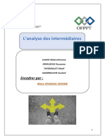 L'analyse Des Intermiaires 2022