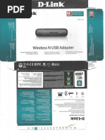 Manual D-link Wireless Usb Adapter