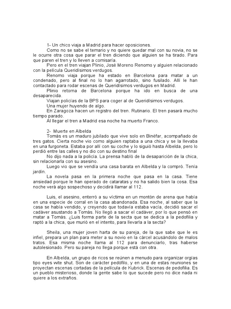 Novelas | PDF | Novela negra, policíaca y suspenso