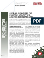COVID 19 Challenges For European Securit