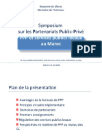 Symposium Sur Les Partenariats Public-Privé: PPP Et Services Publics Locaux Au Maroc