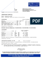 Hemograma, Glicose, Função Hepática e Renal