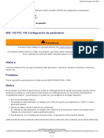 MID 130 PID 160 Configuración de Parámetros