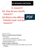 8 Qualitative Research Methods