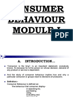 Consumer Behaviour Module-I