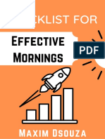 Checklist For Effective Mornings Final v2