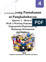 EPP4 - Q1 - Mod3 - Wastong Pamamaraan Sa Pagpapatubo o Pagtatanim NG Halamang Ornamental - Version 3