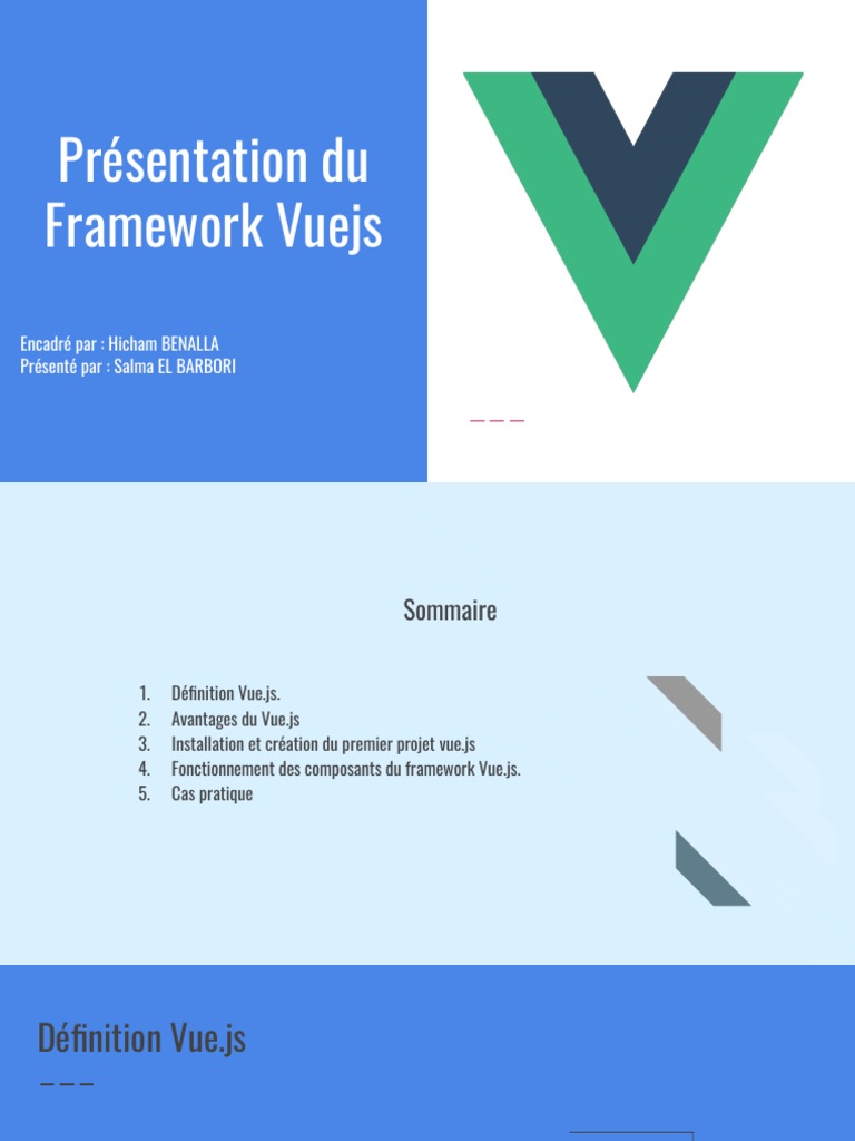 Introduction au Framework Vue.js | PDF | Génie logiciel | Développement ...