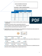 Ficha - 1 - Química - 10º Ano - 2021 - 22