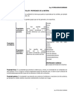 TALLER Propiedades de La Materia